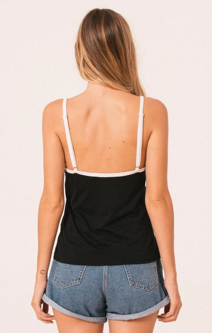 Afends Womens Camp - Logo Tank