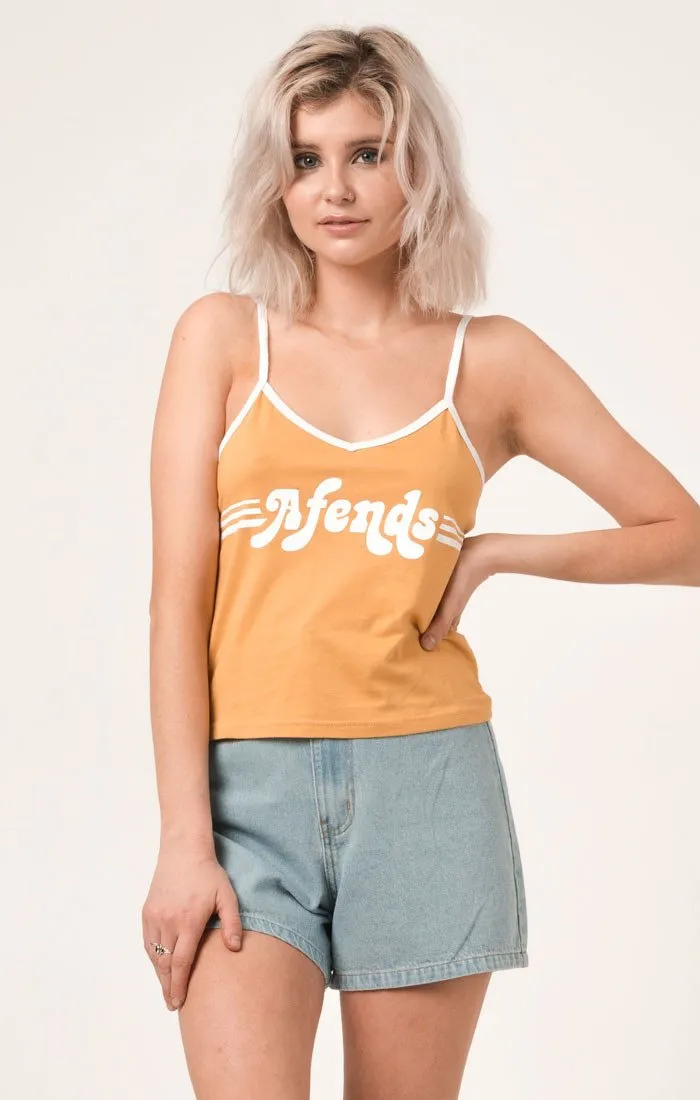 Afends Womens Camp - Logo Tank