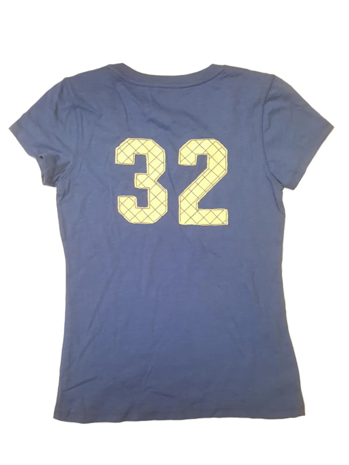 Boise State Broncos Colosseum WOMEN'S Blue #32 Short Sleeve Crew T-Shirt (M)