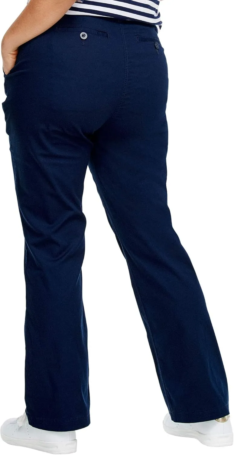 ellos Women's Plus Size Classic Stretch Chino
