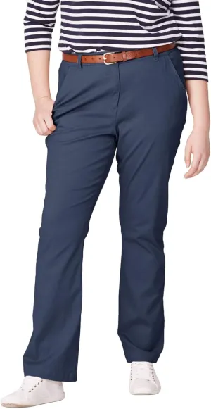 ellos Women's Plus Size Classic Stretch Chino