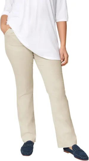 ellos Women's Plus Size Classic Stretch Chino