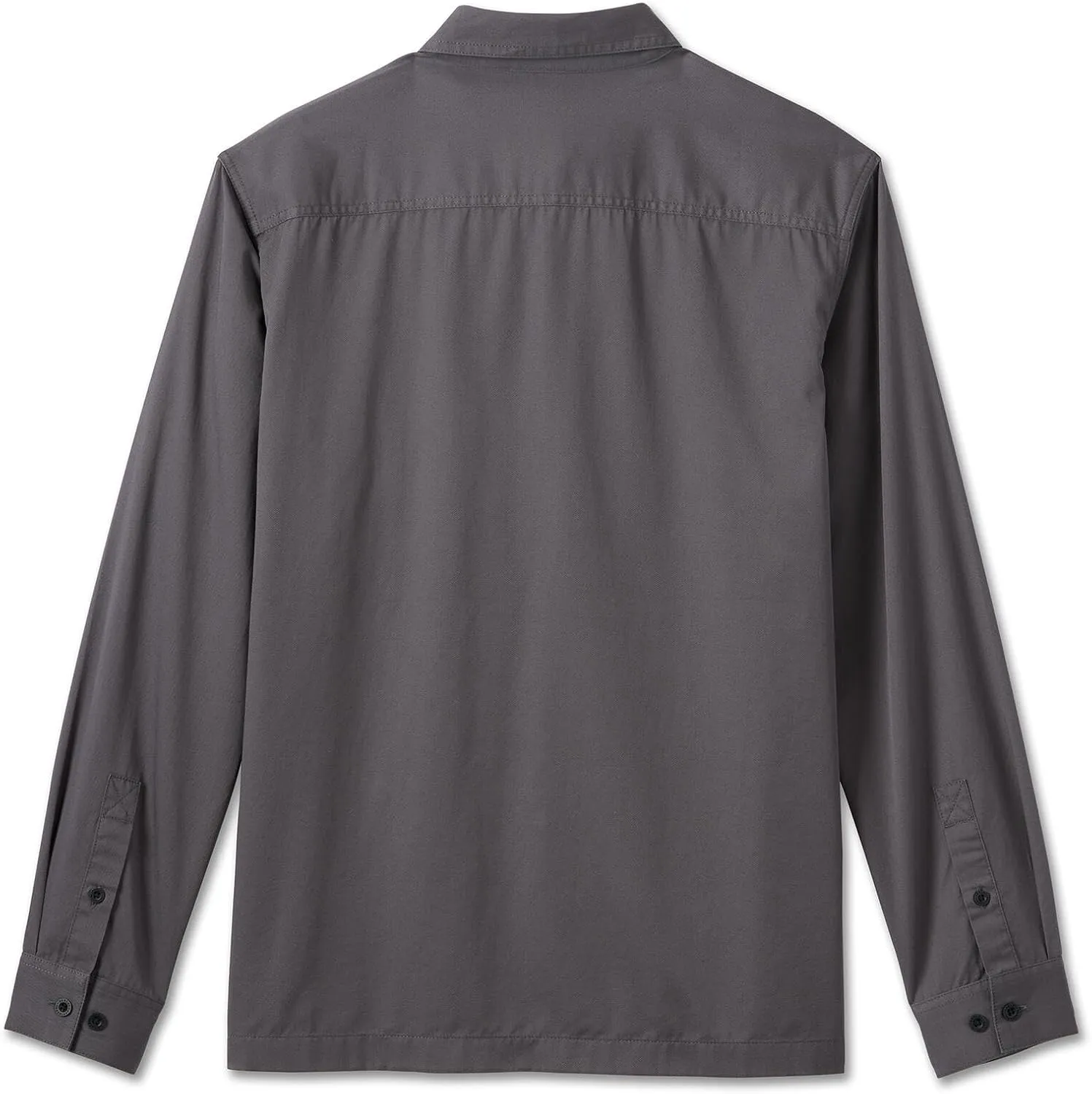 Harley-Davidson Men's Willie G Skull Long Sleeve Shirt, Gray - 99057-24VM