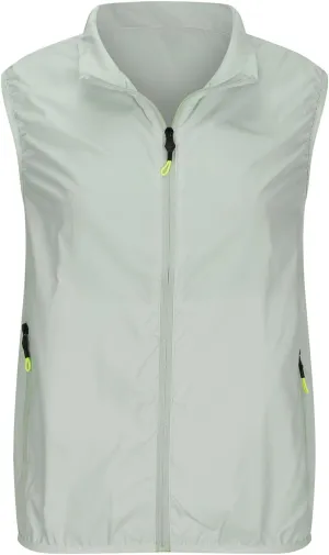 HGps8w 2025 Summer Women's Lightweight Softshell Vest Outerwear Plus Size Windbreaker Sleeveless Jacket with Pockets