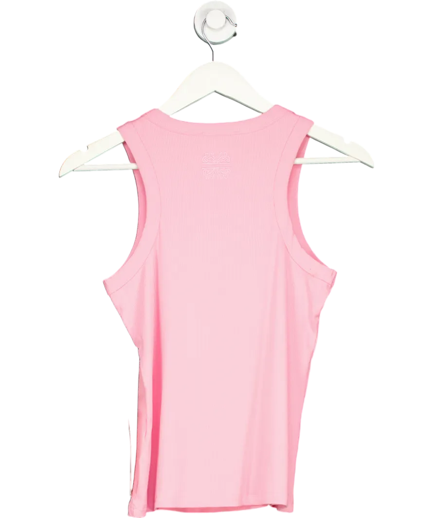 Never Fully Dressed Pink Ribbed Tank Top UK M