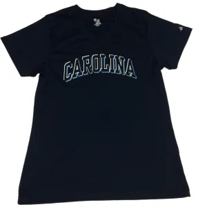 North Carolina Tar Heels Badger Sport WOMENS Navy SS V-Neck T-Shirt (M)