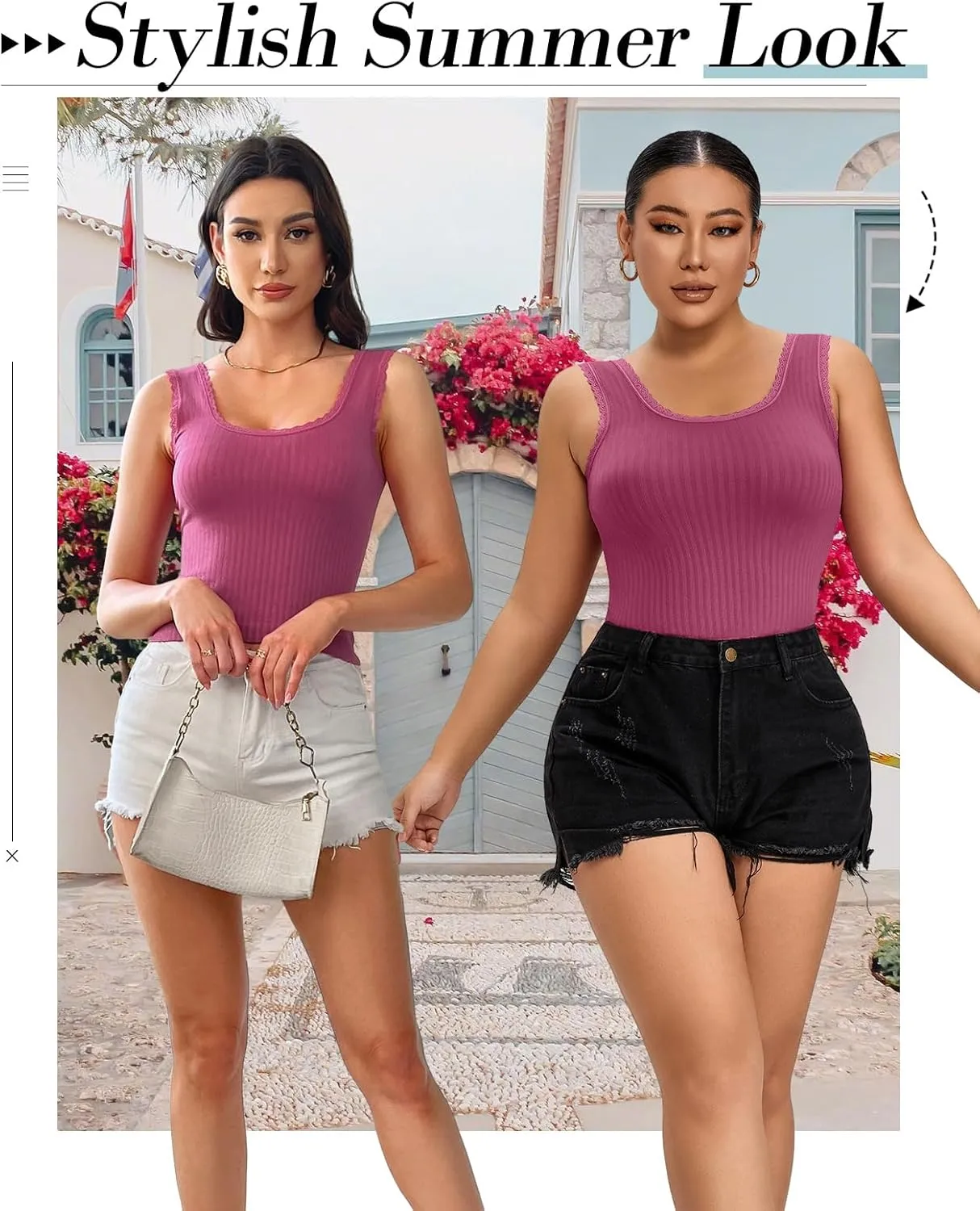 Sleeveless Mock Neck Tops for Women Turtleneck Ribbed Knit Slim Fitted Basic Casual Summer Top Shirts
