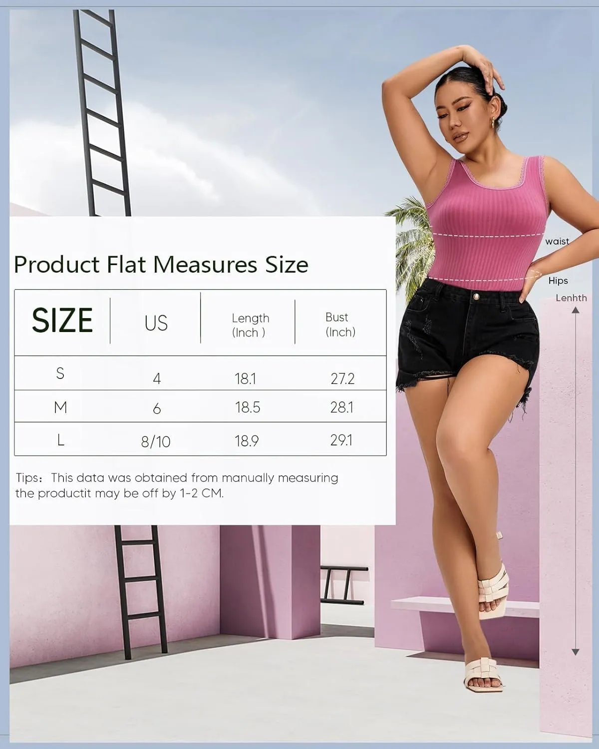 Sleeveless Mock Neck Tops for Women Turtleneck Ribbed Knit Slim Fitted Basic Casual Summer Top Shirts