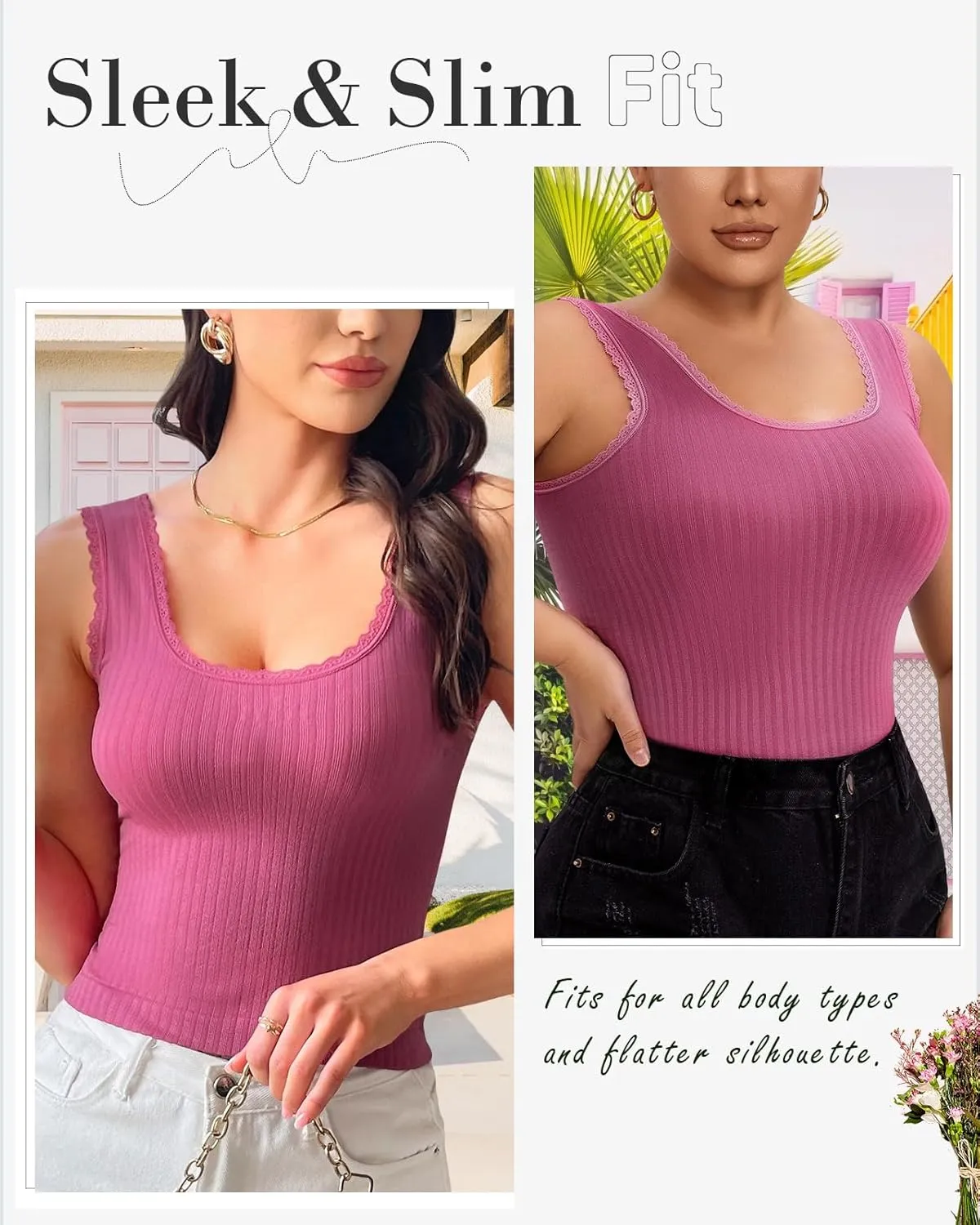 Sleeveless Mock Neck Tops for Women Turtleneck Ribbed Knit Slim Fitted Basic Casual Summer Top Shirts