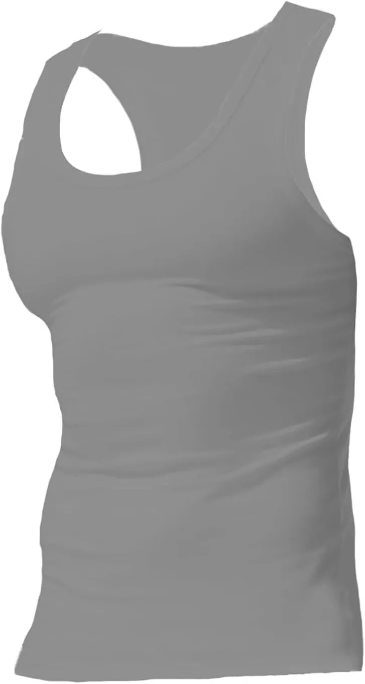 Wife Beater Mens 6 Pack Tank Top Compression Sauna Slimming Summer Black White Ribbed Stringe Knocker Undershirts