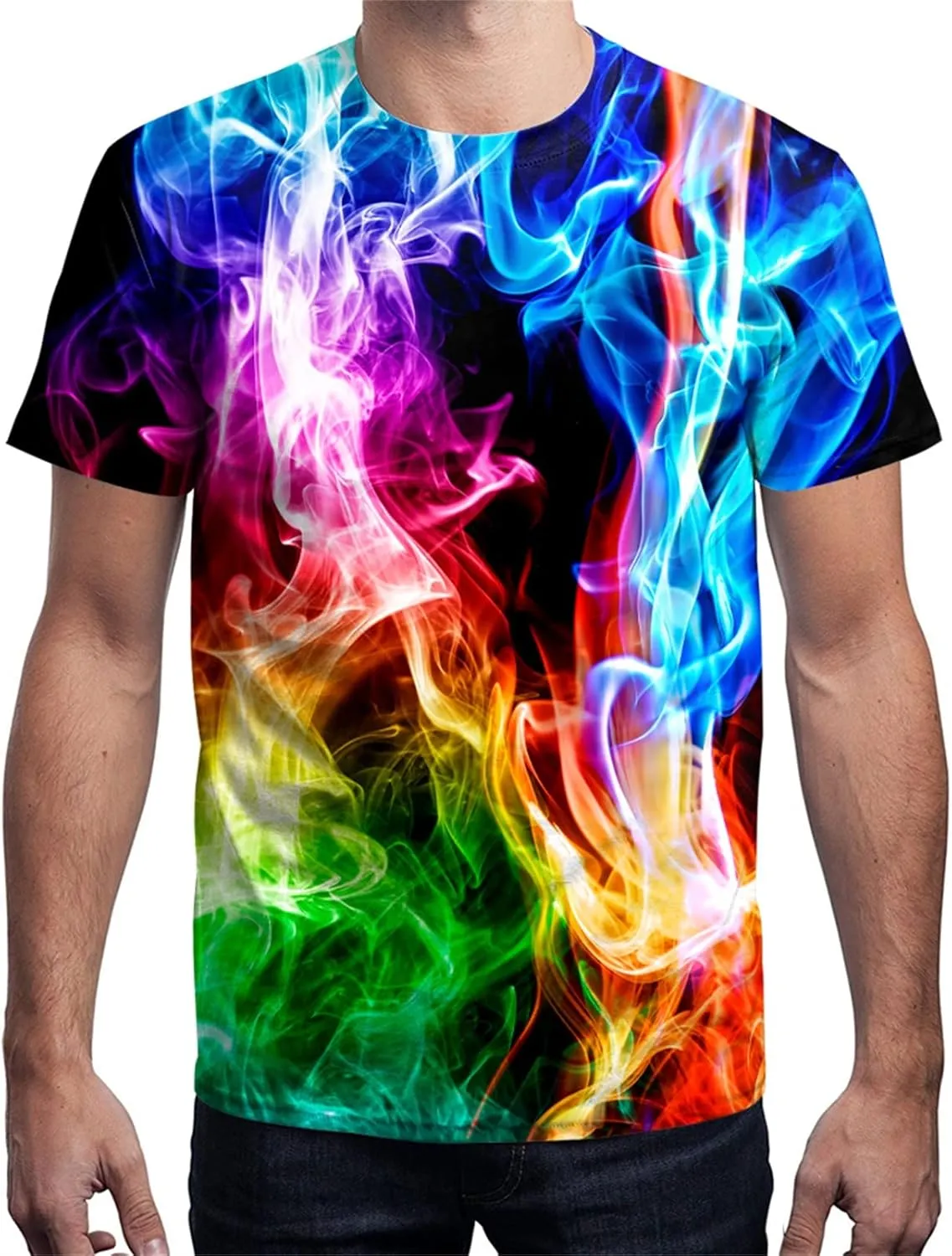 Yasswete Mens Womens Graphic T-Shirts Unisex 3D Printed Short Sleeve Shirts Tops