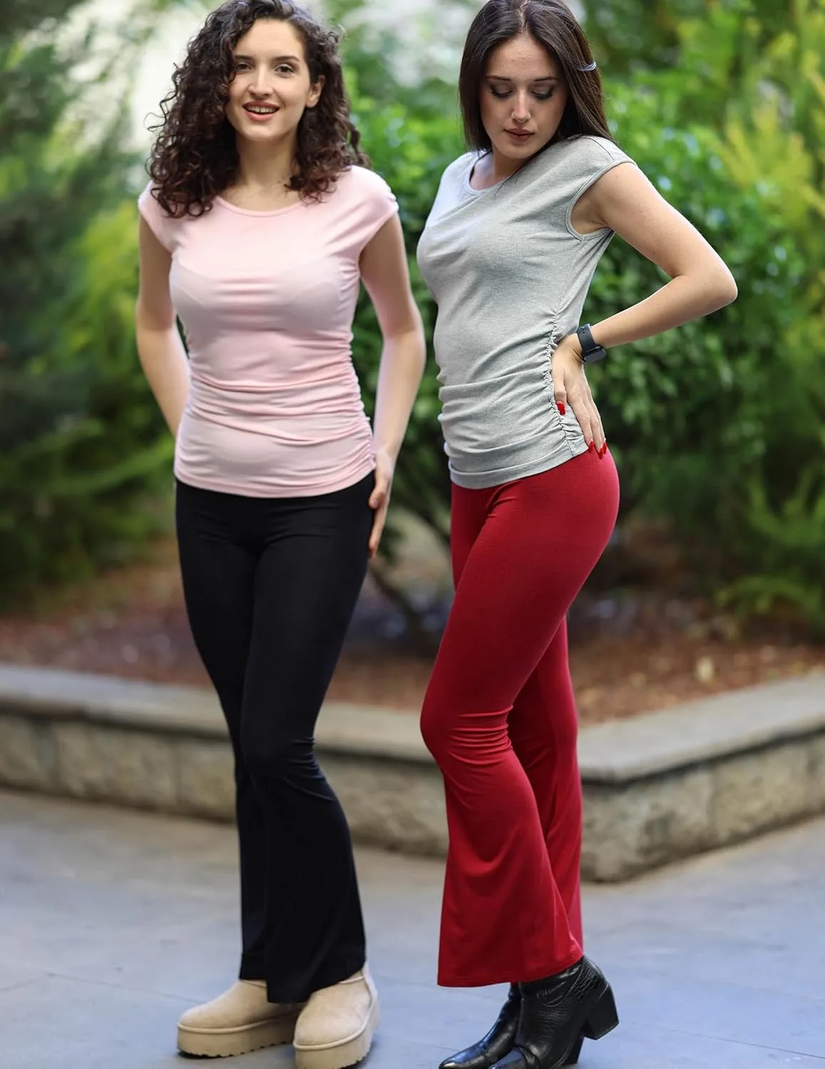 Zeagoo Womens Tank Tops Ribbed Knit Crew Neck Shirts Cap Sleeve Slim Fitted Ruched Basic Tees